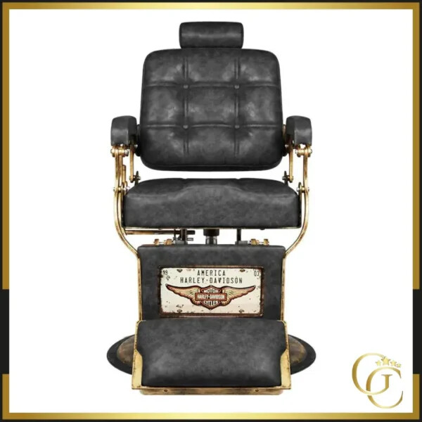 Fauteuil Barbier Vintage The Boss HD - chaise Barbier Vintage The Boss HD - Fauteuil de coiffure Barbier The Boss HD - chaise de coiffure Barbier The Boss HD - mobilier de coiffure haut de gamme