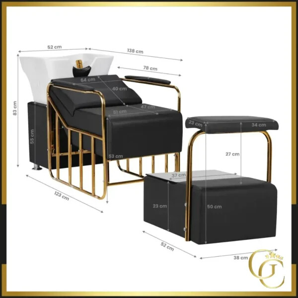 Bac à Shampoing Mayka - Bac de lavage Professionnel Mayka - Bac à Shampoing Professionnel Mayka - Bac à Shampoing salon de coiffure - high-end hairdressing furniture