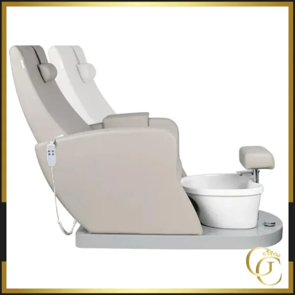 Pedikürestuhl Spa Elektrische Massage Azzurro 016C Grau - Pedikürestuhl Elektrisch Azzurro 016C Grau - High-End Kosmetikmöbel - Pedikürestuhl SPA Massage Azzurro - Ästhetik Stuhl Elektrisch Azzurro 016B Grau