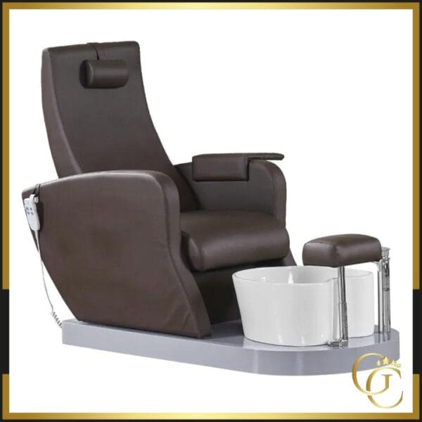 Pedikürestuhl Spa Elektrische Massage Azzurro 016C Braun - Pedikürestuhl Elektrische Azzurro 016C Braun - High-End Kosmetikmöbel - Pedikürestuhl SPA Massage Azzurro - Ästhetik Stuhl Elektrische Azzurro 016B Braun