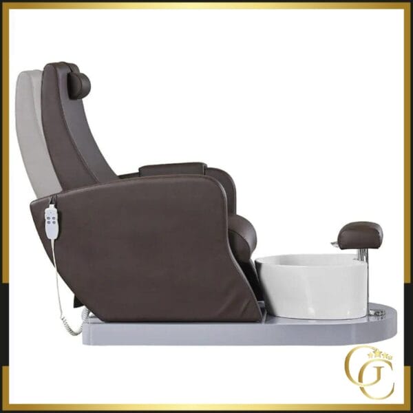 Pedikürestuhl Spa Elektrische Massage Azzurro 016C Braun - Pedikürestuhl Elektrische Azzurro 016C Braun - High-End Kosmetikmöbel - Pedikürestuhl SPA Massage Azzurro - Ästhetik Stuhl Elektrische Azzurro 016B Braun