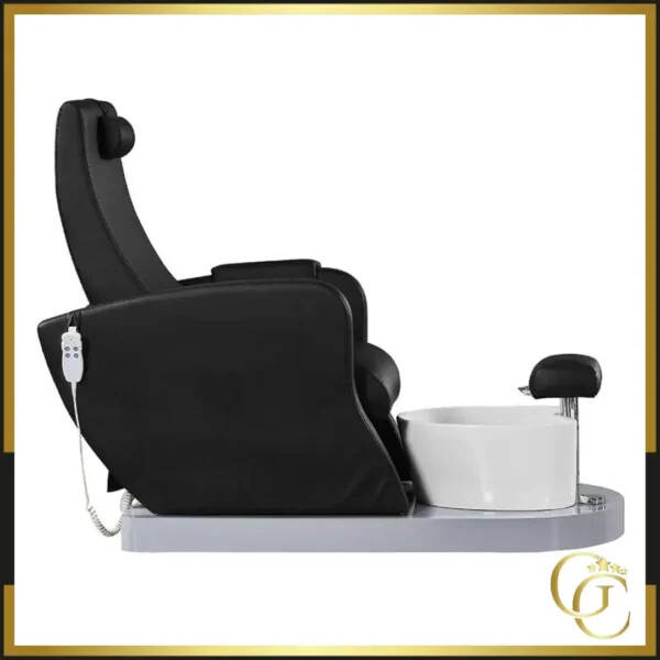 fauteuil de pédicure Spa Électrique Massant Azzurro 016C Noir - Fauteuil Pédicure Électrique Azzurro 016C Noir - Mobilier esthétique haut de gamme - Chaise pédicure SPA massant Azzurro - Fauteuil Esthétique Électrique Azzurro 016B Noir
