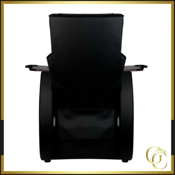 Sillón de pedicura Azzurro 101 Negro - Sillón de pedicura profesional - Sillón de pedicura de alta calidad - Sillón de pedicura masajeador - Mobiliario de belleza de alta gama