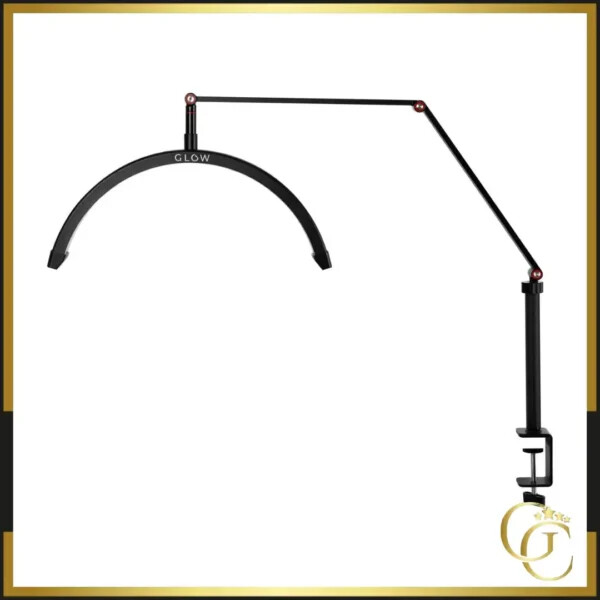 Glow MX3 Black treatment lamp - Glow MX3 Black professional lamp - Led half moon lamp - Led professional lamp - Manicure table lamp