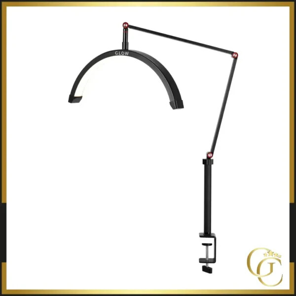 Glow MX3 Black treatment lamp - Glow MX3 Black professional lamp - Led half moon lamp - Led professional lamp - Manicure table lamp