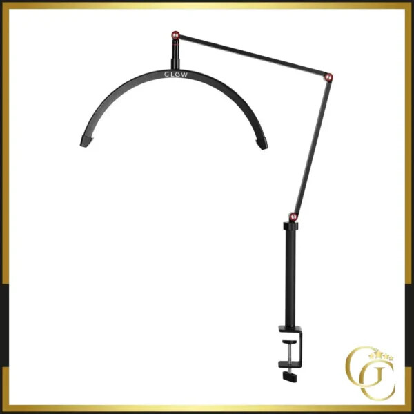 Glow MX3 Black treatment lamp - Glow MX3 Black professional lamp - Led half moon lamp - Led professional lamp - Manicure table lamp