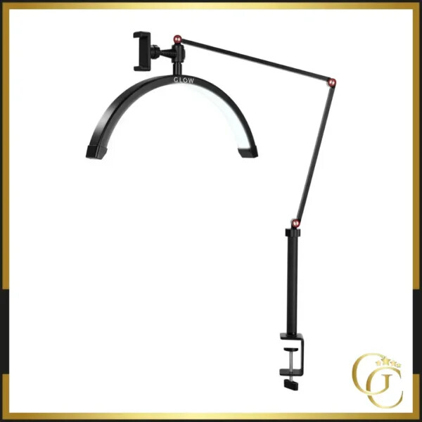 Glow MX3 Black treatment lamp - Glow MX3 Black professional lamp - Led half moon lamp - Led professional lamp - Manicure table lamp