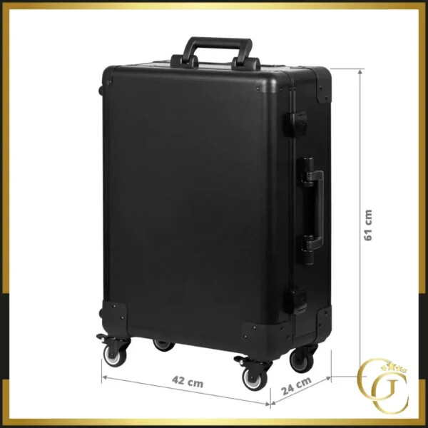 Viola black make-up case - Viola black make-up table - professional make-up table - professional make-up furniture - professional beauty furniture