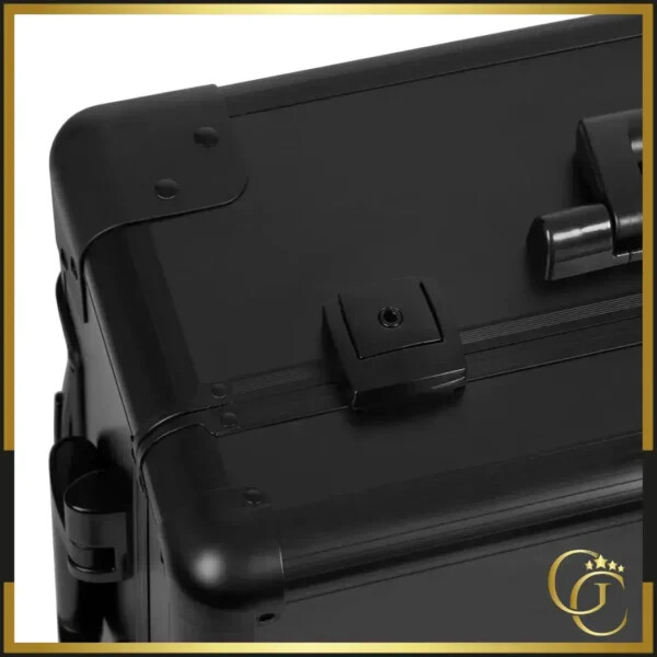 Viola black make-up case - Viola black make-up table - professional make-up table - professional make-up furniture - professional beauty furniture