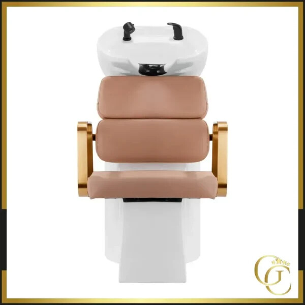 Lavandino per shampoo Adele Beige - Lavandino professionale Adele Beige - Lavandino per salone da parrucchiere - Lavandino per shampoo per salone da parrucchiere - Arredamento professionale per parrucchieri