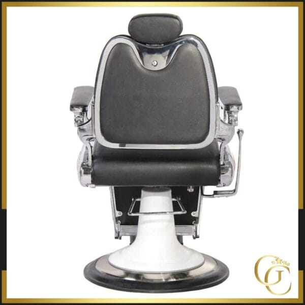 Fauteuil Barbier Bastos Black - Fauteuil de Barbier Bastos Black - chaise de barbier Professionnel Bastos Black - Fauteuil de coiffure Bastos Black - mobilier de coiffure haut de gamme