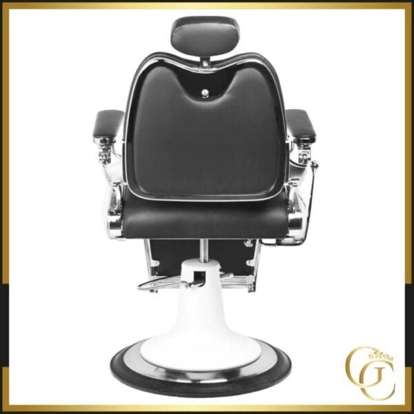 Fauteuil Barbier Bastos Black - Fauteuil de Barbier Bastos Black - chaise de barbier Professionnel Bastos Black - Fauteuil de coiffure Bastos Black - mobilier de coiffure haut de gamme