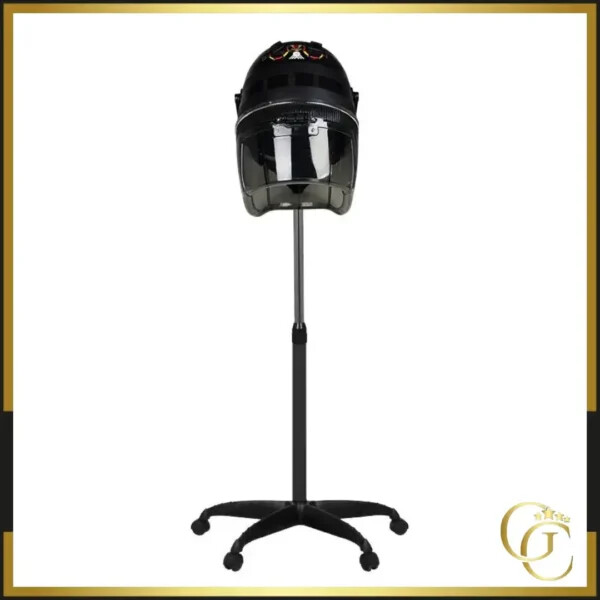 Gabbiano Secador 1600 Negro - Gabbiano Casco Secador de Pedestal - Gabbiano casco secador - casco secador profesional - Equipo profesional de peluquería