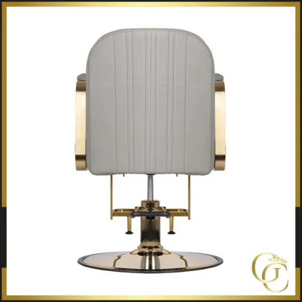 Fauteuil de Coiffure ACRI Gold Beige - chaise de Coiffure ACRI Gold Beige - fauteuil de coiffure professionnel - mobilier pour salon de coiffure - mobilier de coiffure professionnel