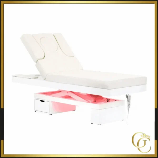 Elektrische Kosmetikliege Azzurro - Elektrische Massageliege Azzurro - professionelle Kosmetikliege - Kosmetikmöbel für den SPA-Salon - professionelle Kosmetikmöbel