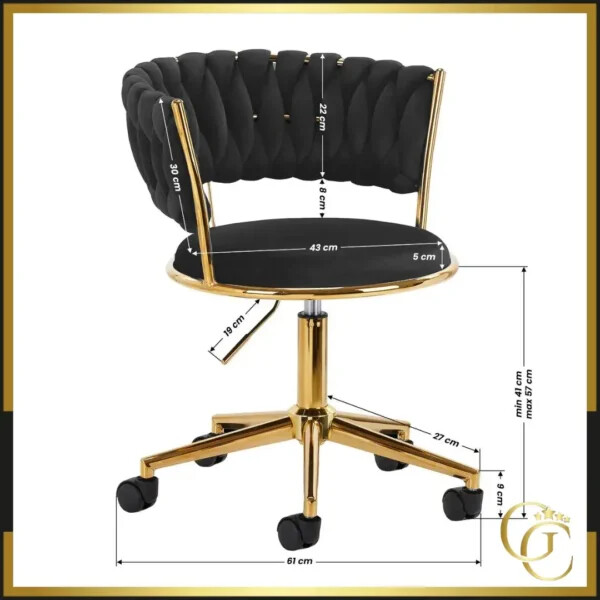 fauteuil de coiffure Lyna - chaise de coiffure Lyna - fauteuil de coupe Lyna - mobilier de coiffure professionnel - fauteuil de coiffure professionnel
