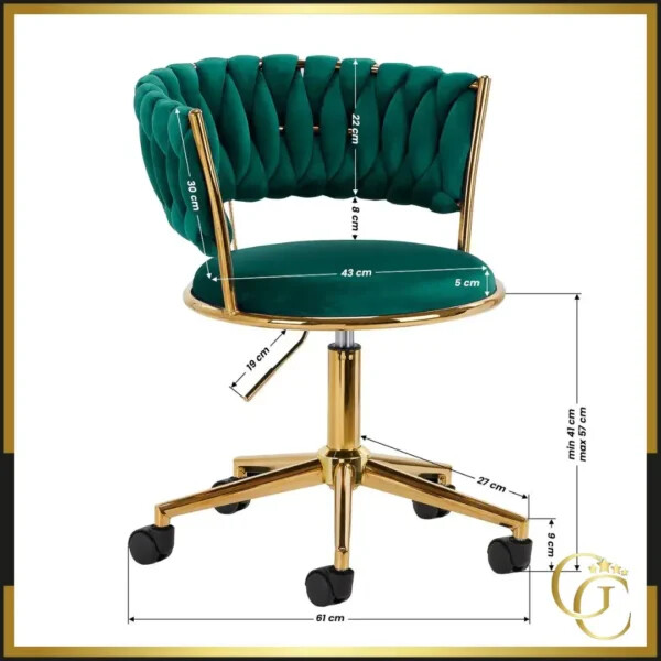 fauteuil de coiffure Lyna - chaise de coiffure Lyna - fauteuil de coupe Lyna - mobilier de coiffure professionnel - fauteuil de coiffure professionnel
