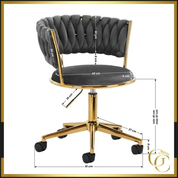 fauteuil de coiffure Lyna - chaise de coiffure Lyna - fauteuil de coupe Lyna - mobilier de coiffure professionnel - fauteuil de coiffure professionnel