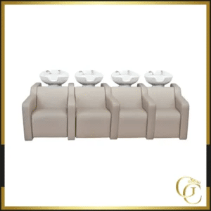 Bac à shampoing alba SOFA 4 places- Bac de lavage massant - Mobilier de coiffure professionnel - bac de lavage pour salon de coiffure - bac de lavage alba SOFA 4 places